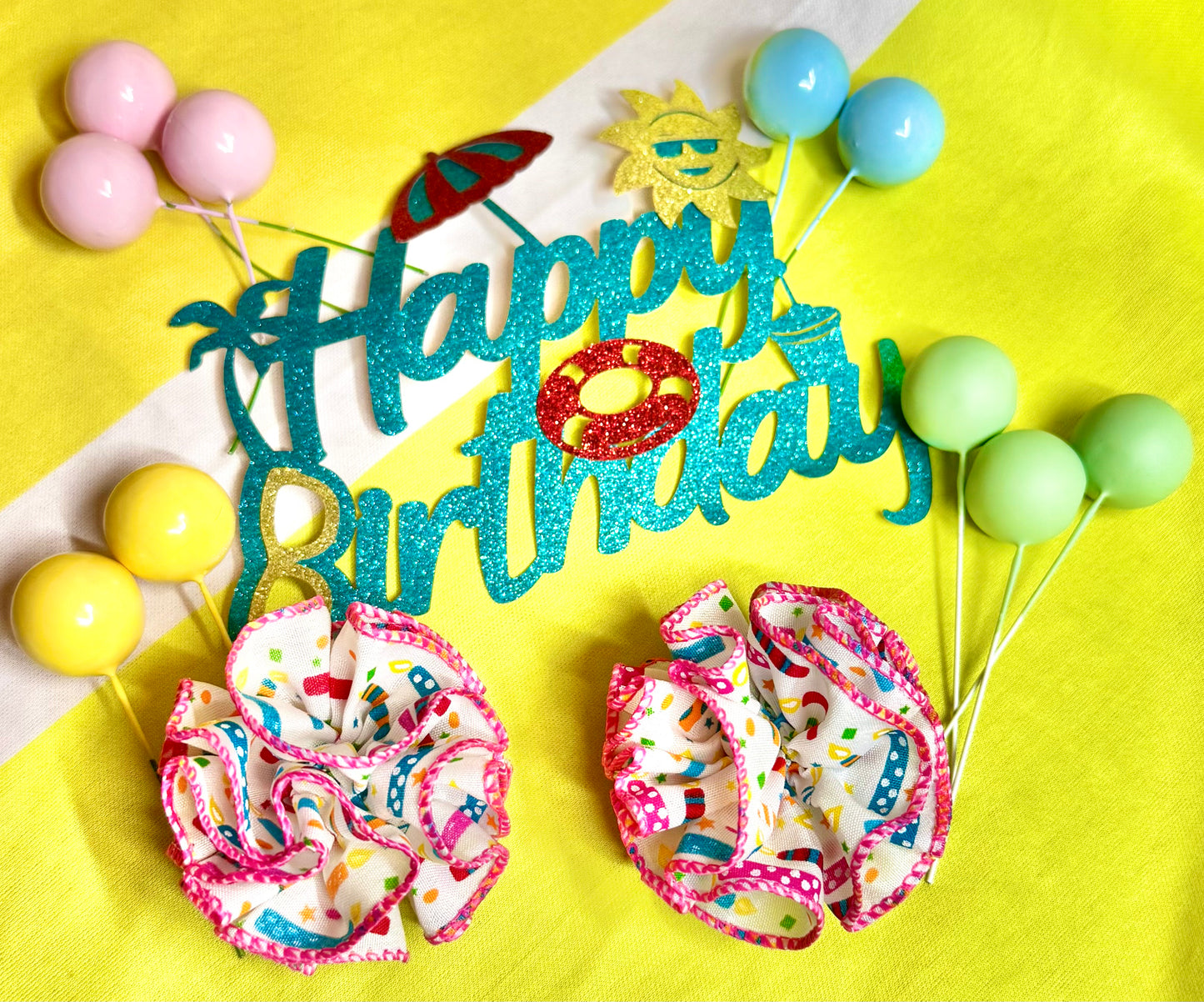 2” Birthday Ruffle Ball