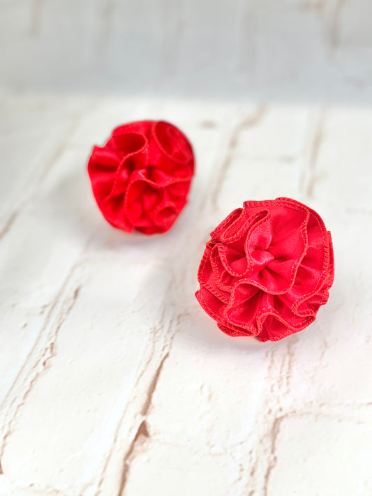 2” Ruby Ruffle Ball