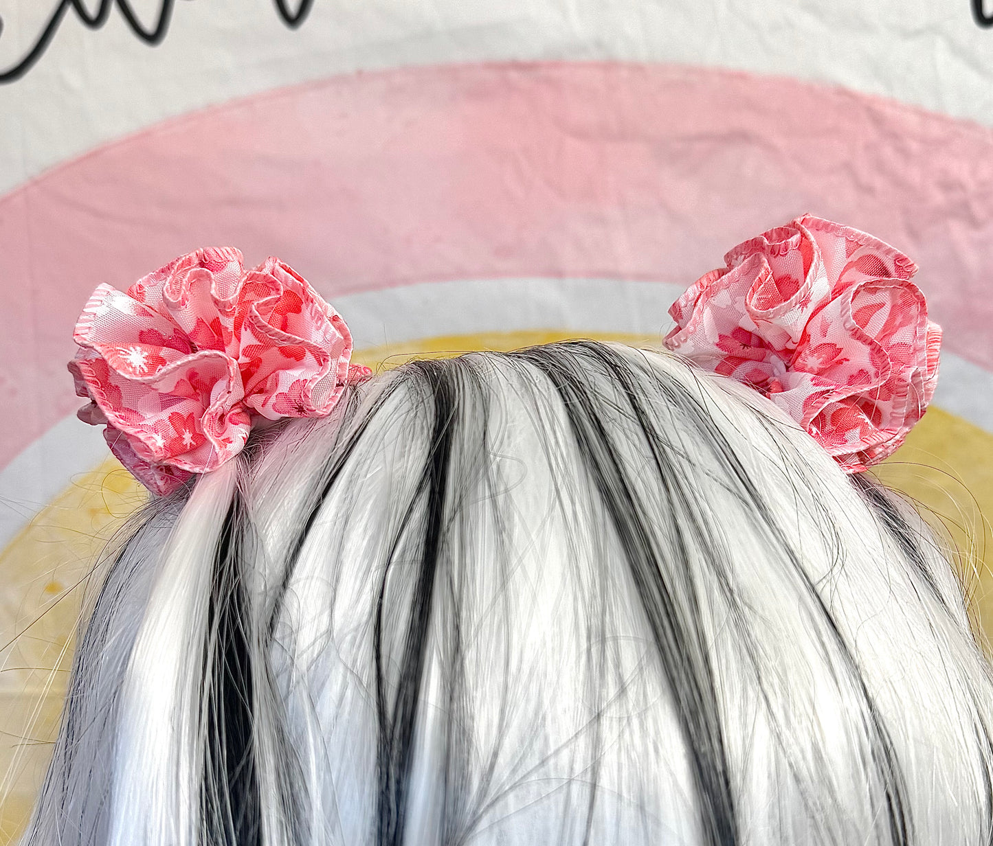 2” Cherry Blossom Ruffle Ball