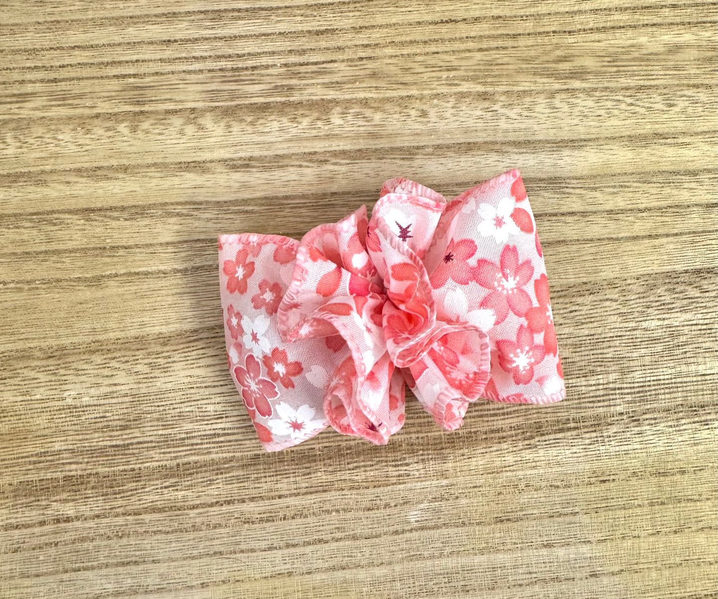 3.5” Cherry Blossom Bow with Ruffle