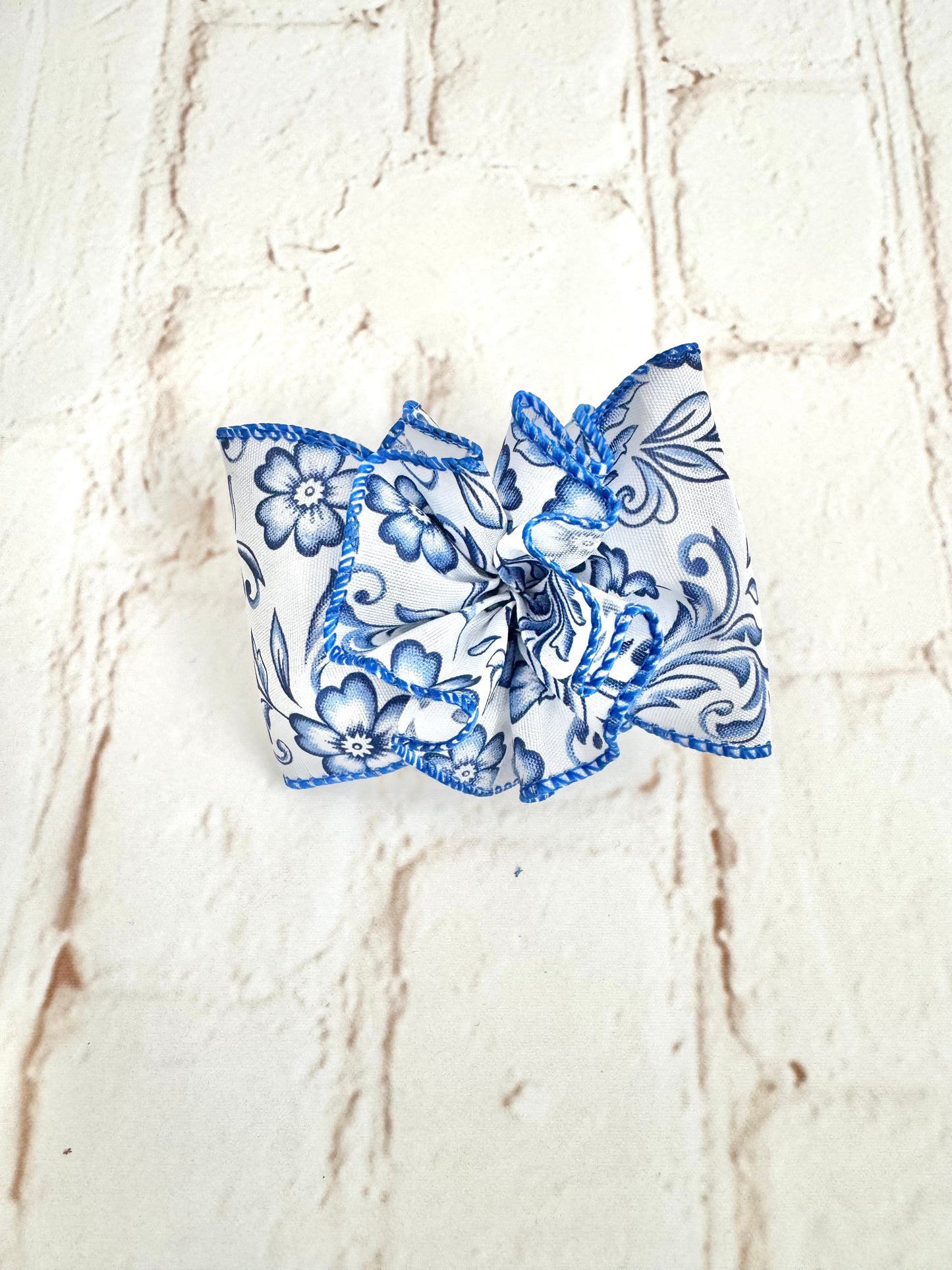 3.5” Charlotte Bow with Ruffle Ball